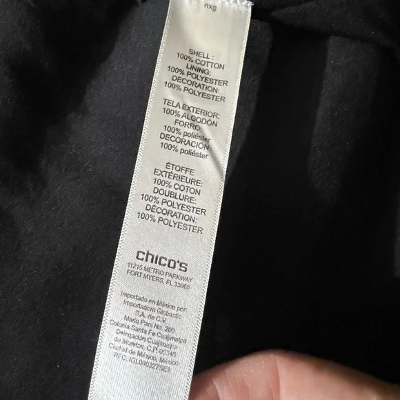 Chico’s Artisan Embroidered Jacket Size 1 (M/8) - Picture 10 of 10